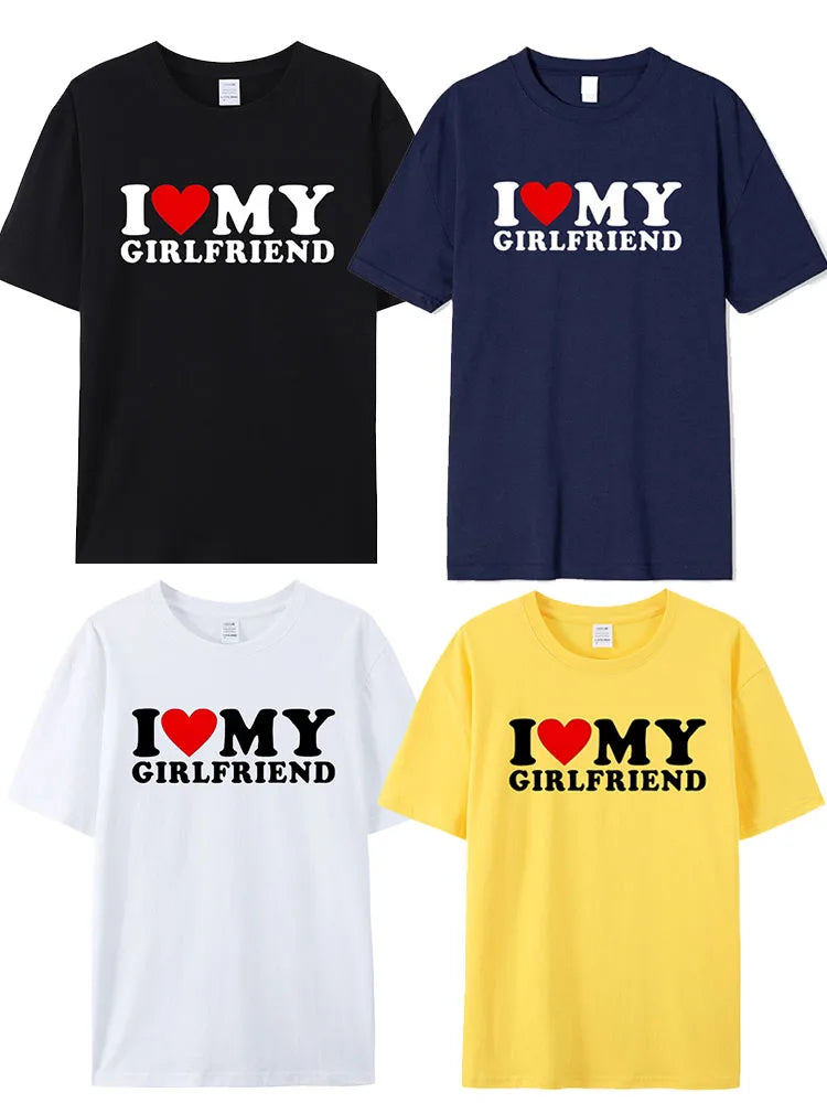 Men's I Love My Girlfriend Graphic Tee