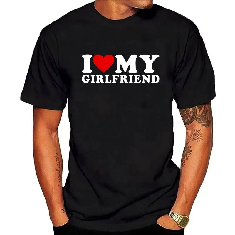 Men's I Love My Girlfriend Graphic Tee