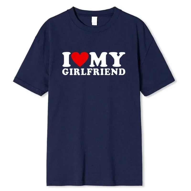 Men's I Love My Girlfriend Graphic Tee