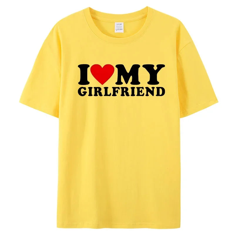 Men's I Love My Girlfriend Graphic Tee