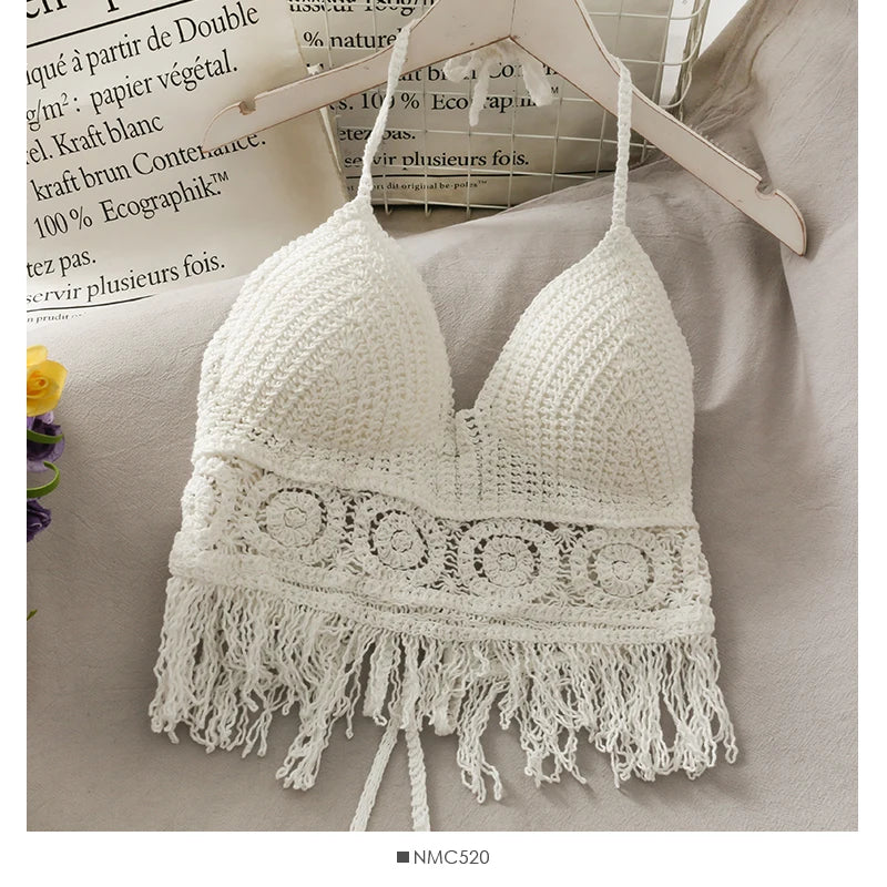 Women's Lace Crop Top with Built in bra