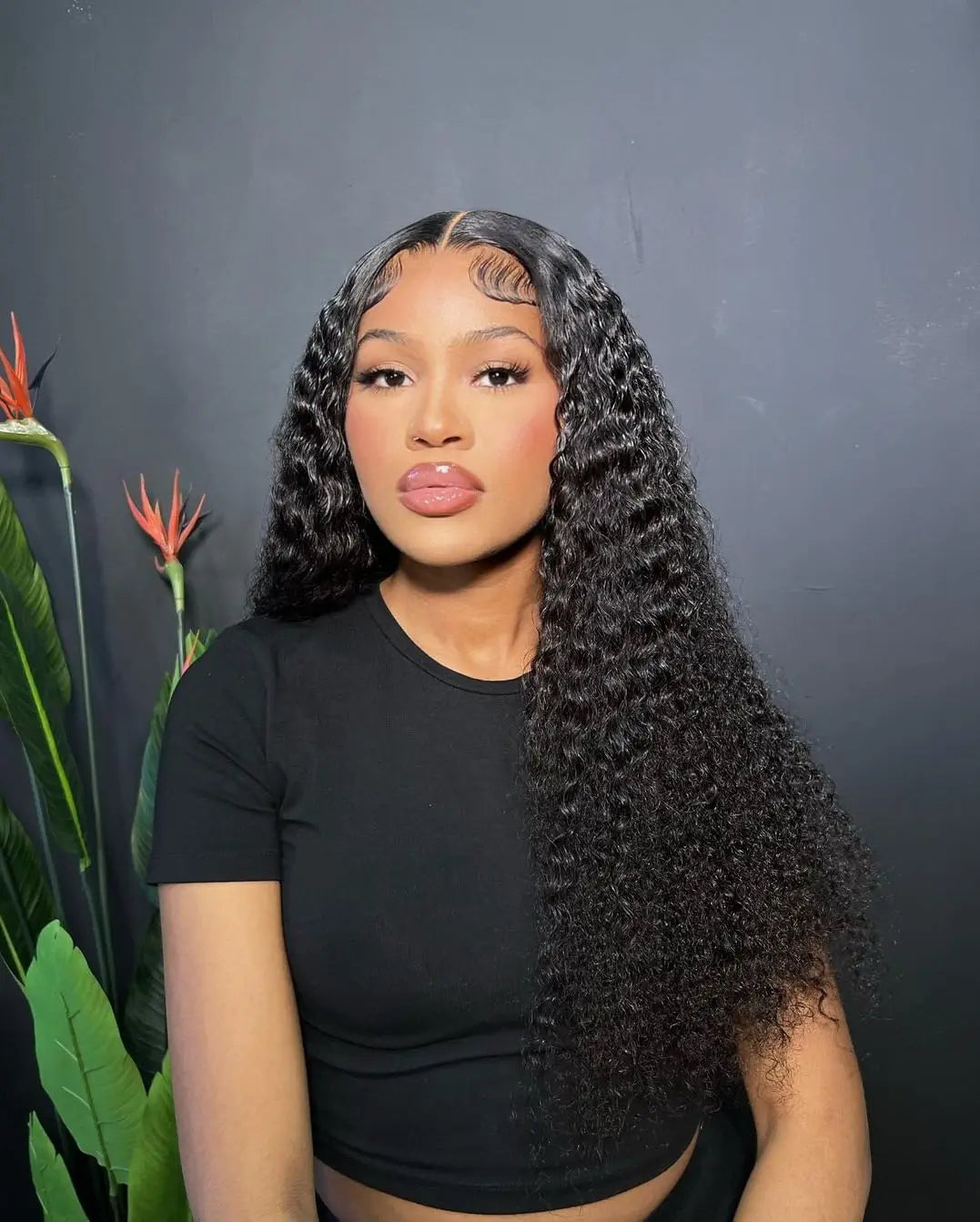 Water Wave Curly Lace Front Wigs 13x4 13x6 HD Deep Wave Lace Frontal Wig 7x5 Glue less Human Hair Wigs 300%