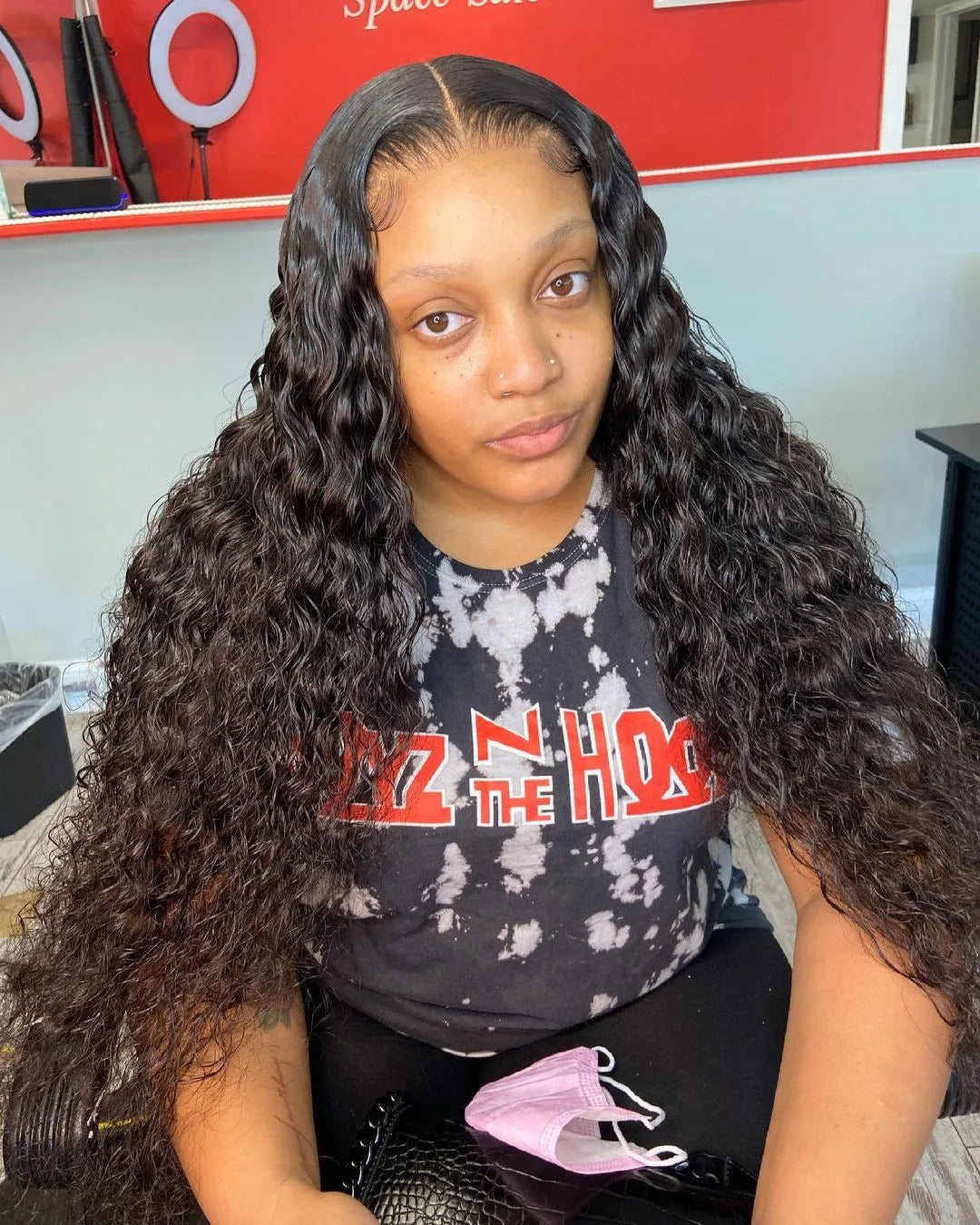 Water Wave Curly Lace Front Wigs 13x4 13x6 HD Deep Wave Lace Frontal Wig 7x5 Glue less Human Hair Wigs 300%