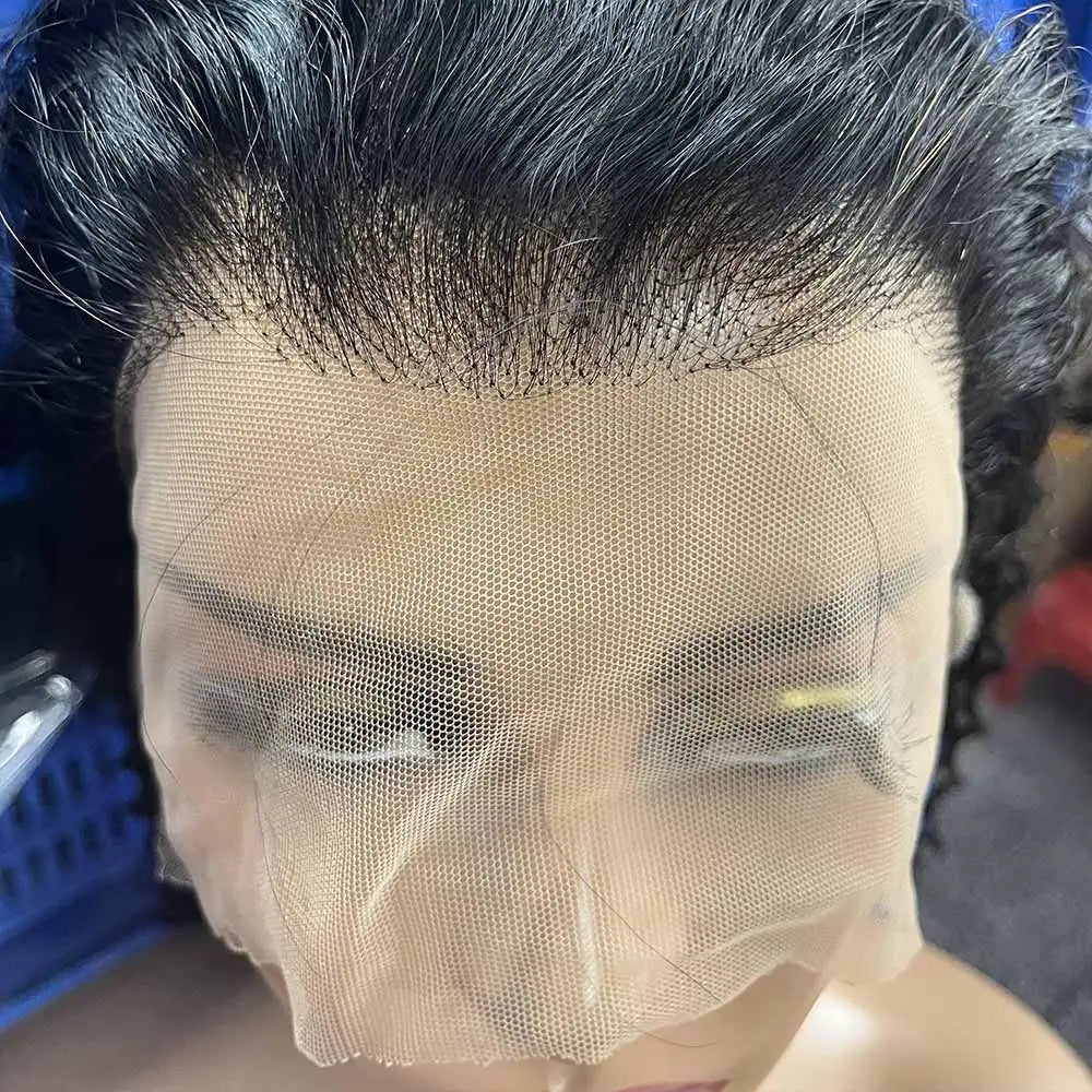 Water Wave Curly Lace Front Wigs 13x4 13x6 HD Deep Wave Lace Frontal Wig 7x5 Glue less Human Hair Wigs 300%