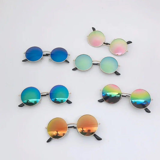 Kids Sunglasses Cute Round Colorful Reflective Mirror Sunglasses