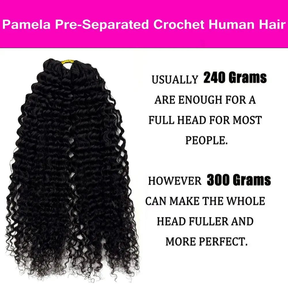 Crochet Human Hair Small Spirals Curly Feather Hair Extensions