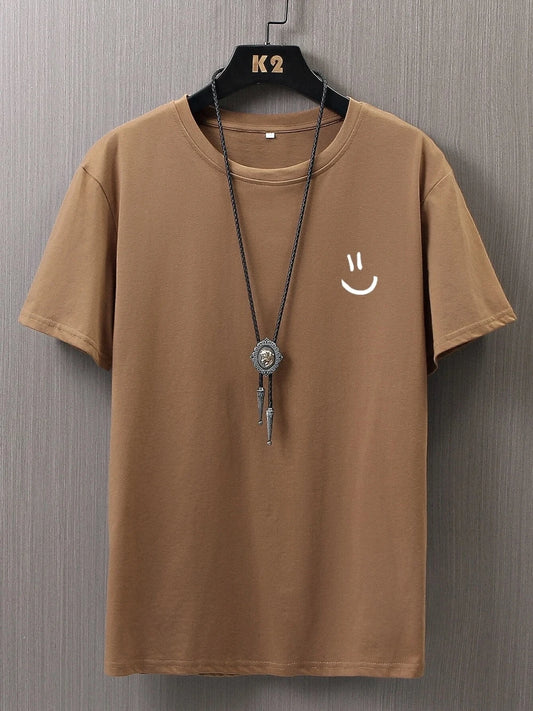 Smile Face Style Graphic Print