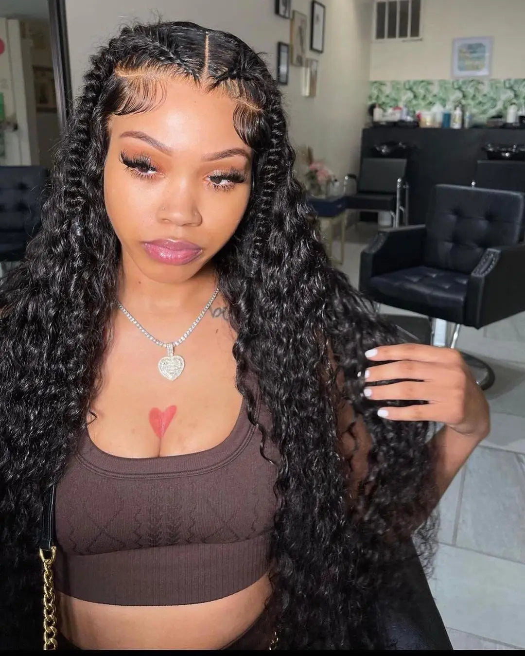 Water Wave Curly Lace Front Wigs 13x4 13x6 HD Deep Wave Lace Frontal Wig 7x5 Glue less Human Hair Wigs 300%