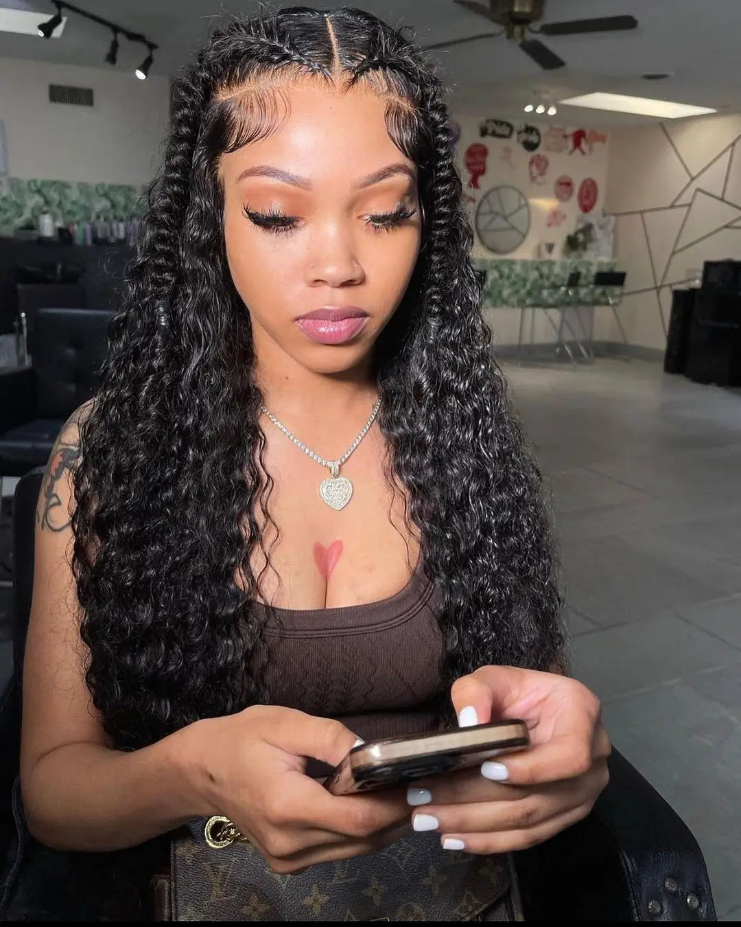 Water Wave Curly Lace Front Wigs 13x4 13x6 HD Deep Wave Lace Frontal Wig 7x5 Glue less Human Hair Wigs 300%